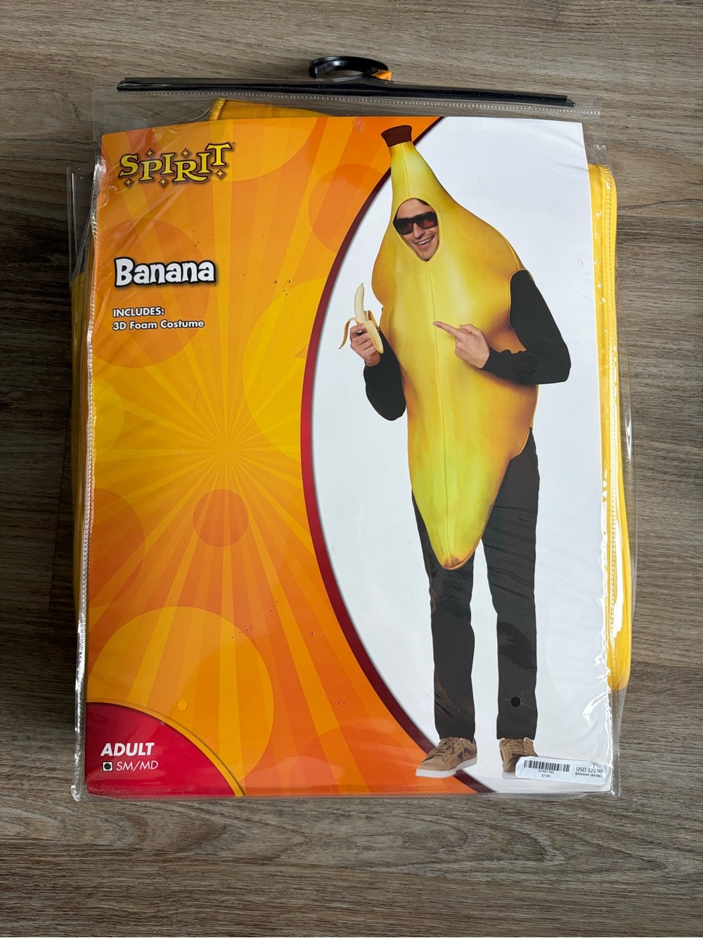 Banana costume for adults